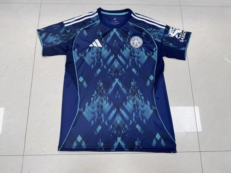 AAA Quality Leicester City 25/26 Away Dark Blue Soccer Jersey
